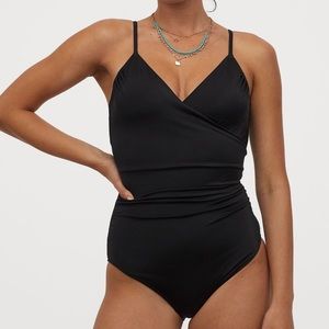 NWT H&M Black One Piece Swimsuit